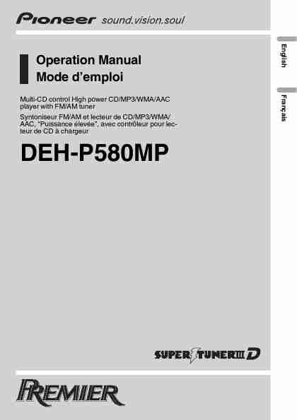 Pioneer Speaker DEH-P580MP-page_pdf